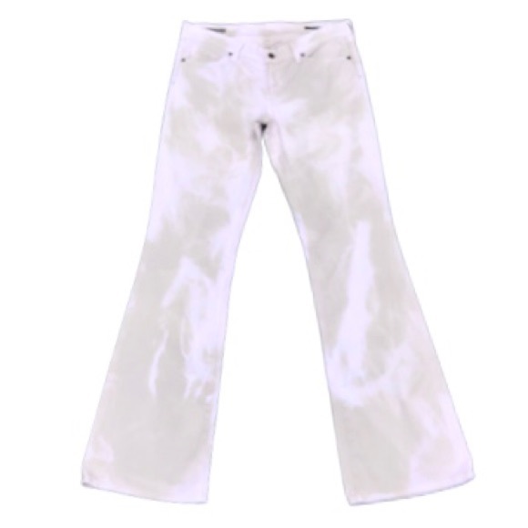 Y2K Tie Dye Super Low Rise Flare Leg Ingrid #002 Citizens of Humanity Jeans - Picture 1 of 15